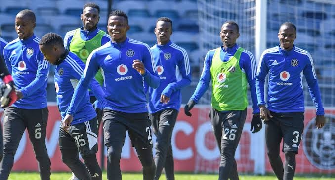 Orlando Pirates in training ahead of the start of 2023/24 DStv Premiership season