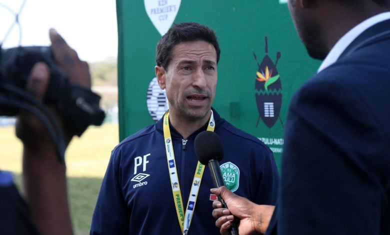 AmaZulu FC head coach Pablo Franco Martin