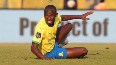 Peter Shalulile of Mamelodi Sundowns