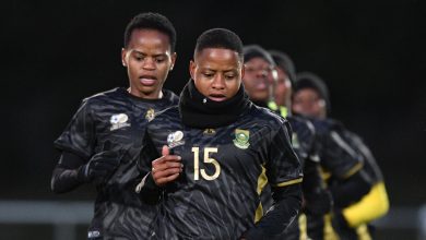 Refiloe Jane during a training session.