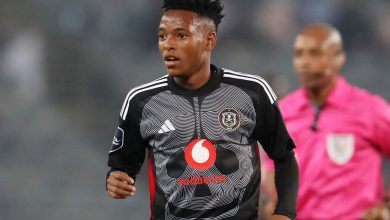 DStv Premiership youngster Relebohile Mofokeng in action for Orlando Pirates