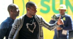Rulani Mokwena during the Mamelodi Sundowns' bus arrival to the stadium in the DStv Premiership