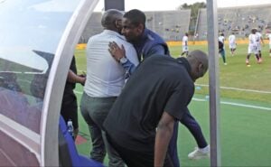 Steve Komphela reacts to Mamelodi Sundowns reception after MTN8 defeat