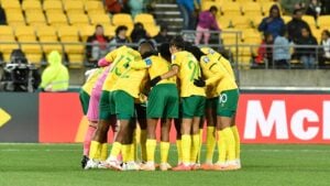 Banyana Banyana players.