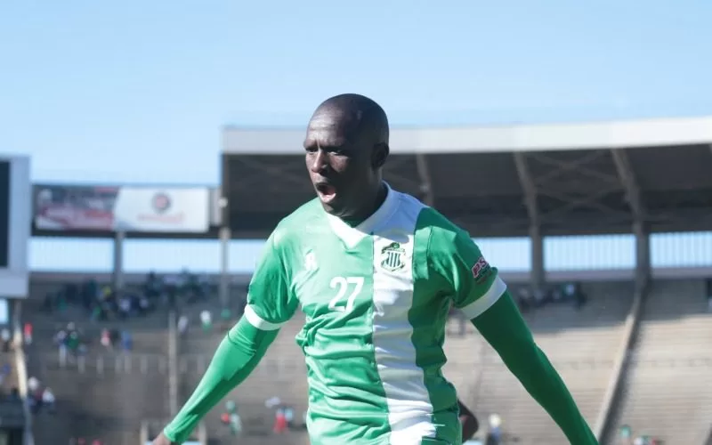 The former Mamelodi Sundowns forward Simba Nhivi during his days at Caps United in Zimbabwe