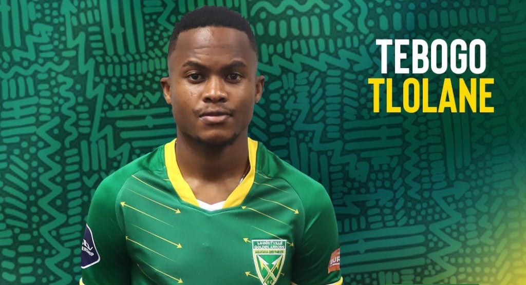 Tebogo Tlolane of Golden Arrows