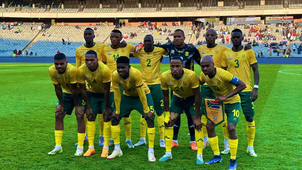 Bafana Bafana players.