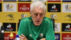 Bafana Bafana head coach Hugo Broos.