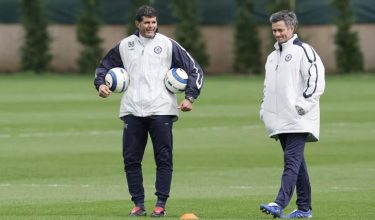 Baltemar Brito and Jose Mourinho during their time at Chelsea