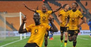 Caleb Bimenyimana during his one year stint with Kaizer Chiefs