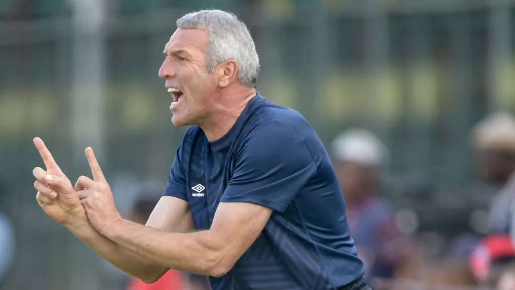 Coach Ernst Middendorp during his time in SA
