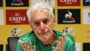 Bafana Bafana head coach Hugo Broos.