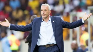 Ernst Middendorp during his stint at Kaizer Chiefs
