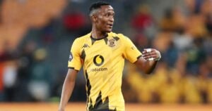 George Matlou in action for Kaizer Chiefs in the DStv Premiership