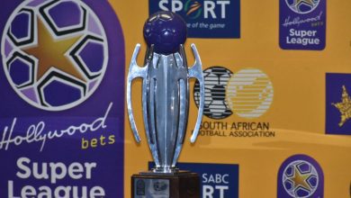 Hollywoodbets Super League trophy.