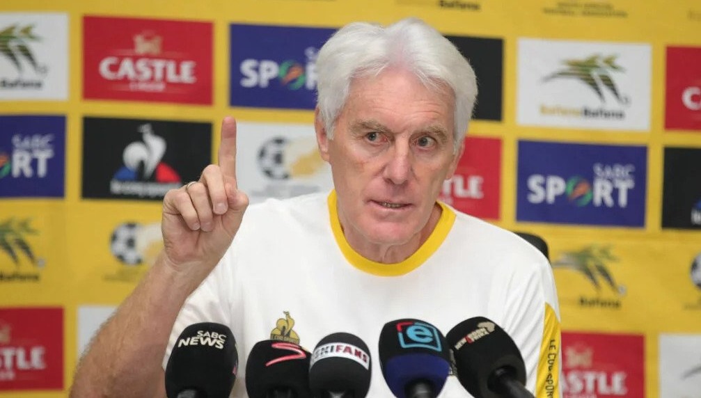 Hugo Broos hints at changes expect in Bafana lineup for DRC clash