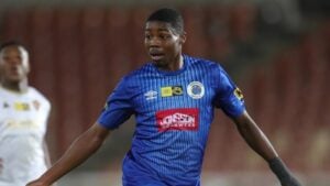 SuperSport United defender Ime Okon.