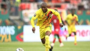 Ishmael Wadi in action for Zimbabwe