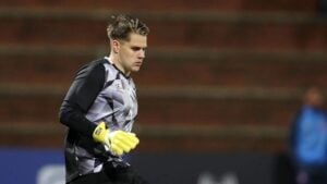 Jethren Barr in the Bafana Bafana shirt during COSAFA Cup