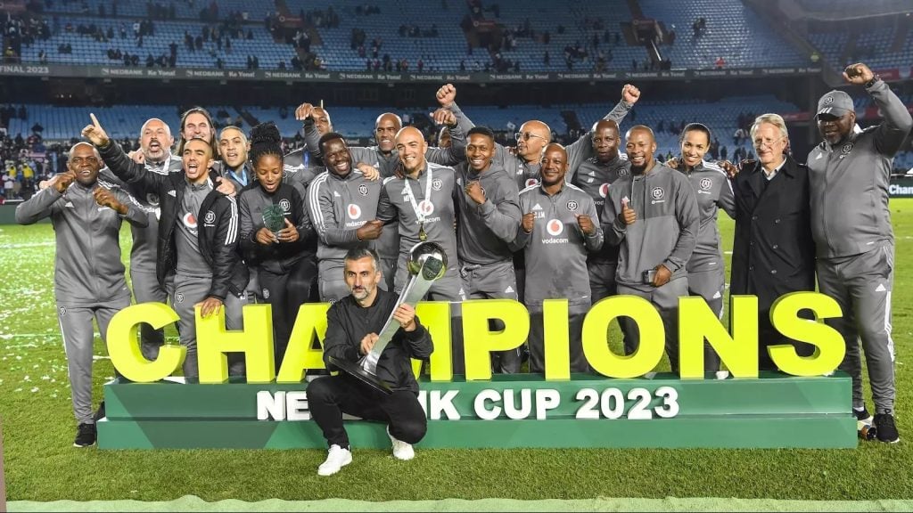 Orlando Pirates coach Jose Riveiro plays done pressure to win another Cup Final