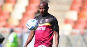 Judas Moseamedi during his time at Stellenbosch FC
