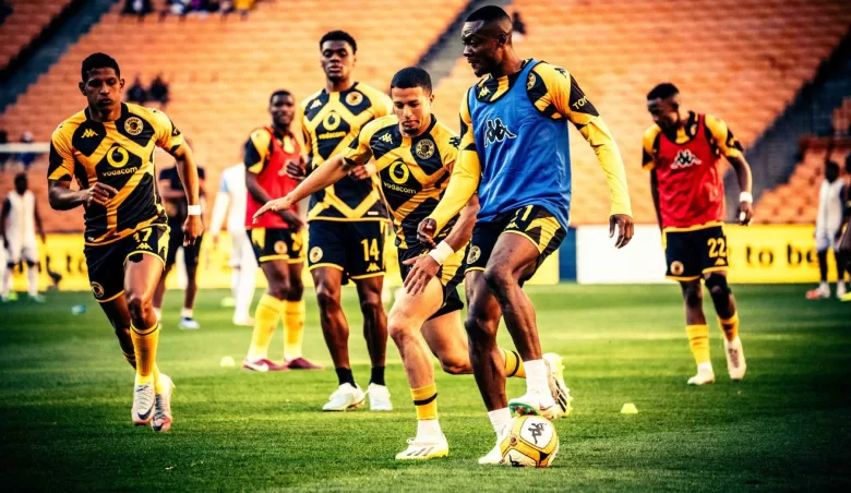 Kaizer Chiefs players training at FNB Stadium. Jomo Sono tips two of them for success