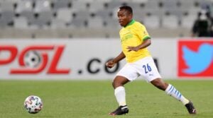 Keletso Makgalwa during his spell at Mamelodi Sundowns