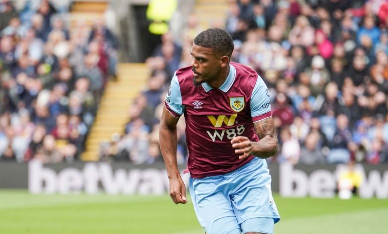 Lyle Foster in action for Burnley FC