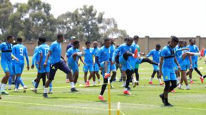 Mamelodi Sundowns players during training