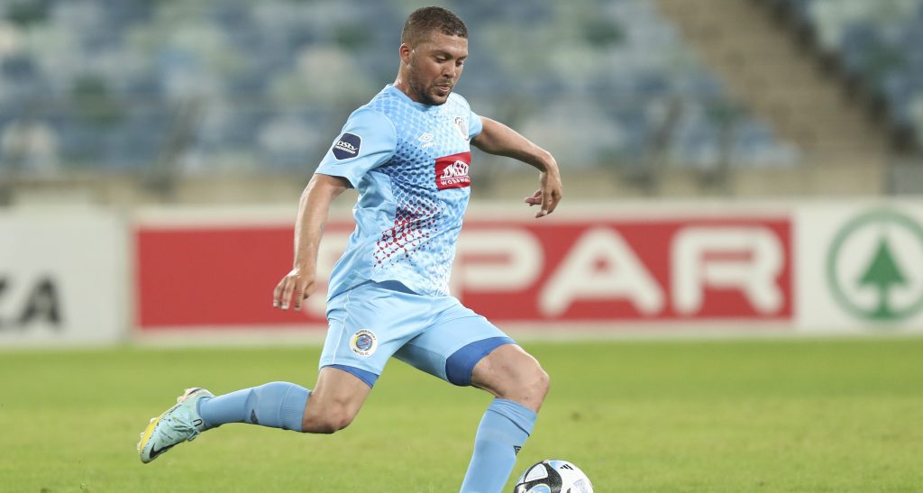 Grant Margeman in SuperSport United colours in the DStv Premiership