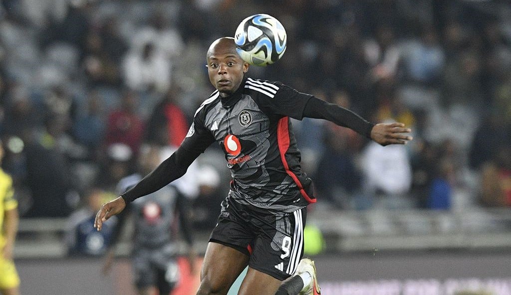 Orlando Pirates striker Zakhele Lepasa