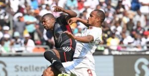 Orlando Pirates in action against Stellenbosch FC in the MTN8 semi-finals