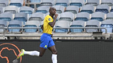 Sundowns striker Peter Shalulile