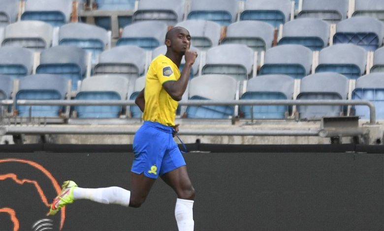 Sundowns striker Peter Shalulile