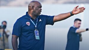 Pitso Mosimane suffered defeat in the UAE