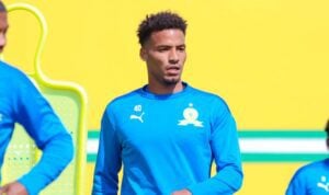 Mamelodi Sundowns defenderRivaldo Coetzee during a training session at Chloorkop