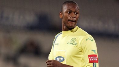 Sandile “AK47” Ndlovu during his Mamelodi Sundowns playing days