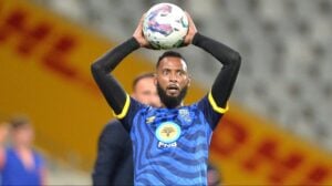 Taariq Fielies of Cape Town City in action