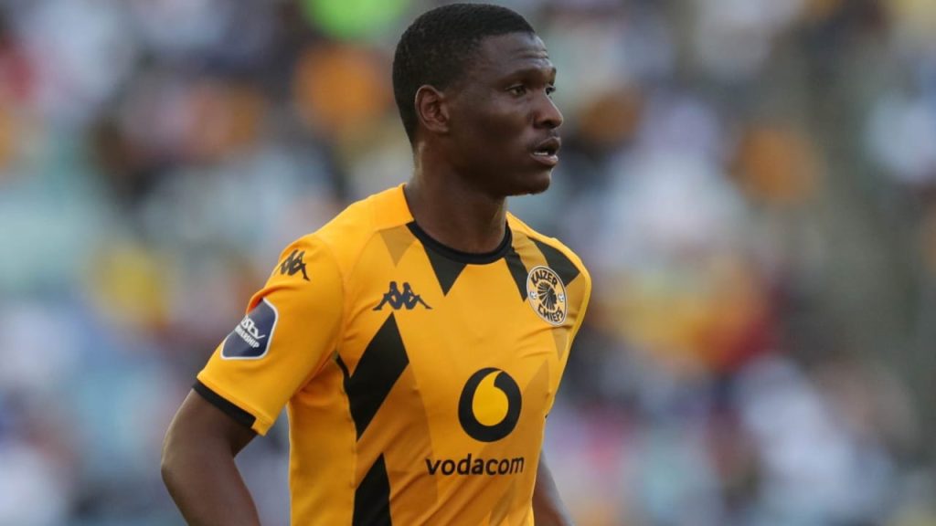 Thatayaone Ditlhokwe of Kaizer Chiefs. He has formed a partnership with Given Msimango