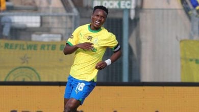 Themba Zwane of Mamelodi Sundowns