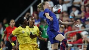 International friendly clash between Banyana Banyana and USA.
