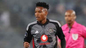 Orlando Pirates winger Relebohile Mofokeng.