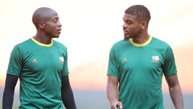 Bafana Bafana strikers Zakhele Lepasa and Lyle Foster