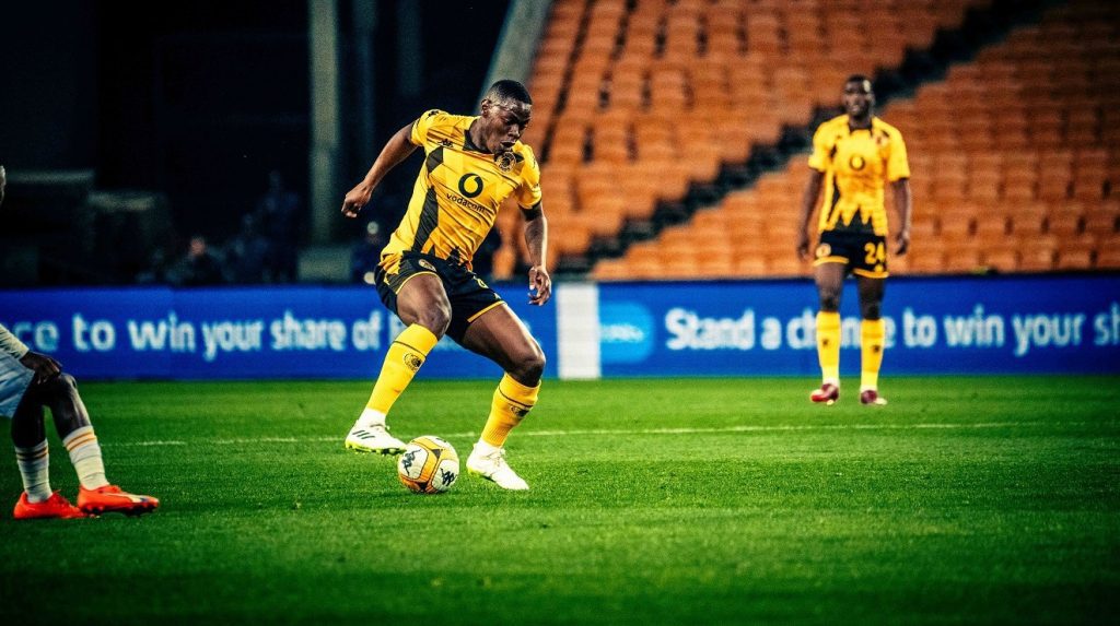 Zitha Kwinika in action for Kaizer Chiefs