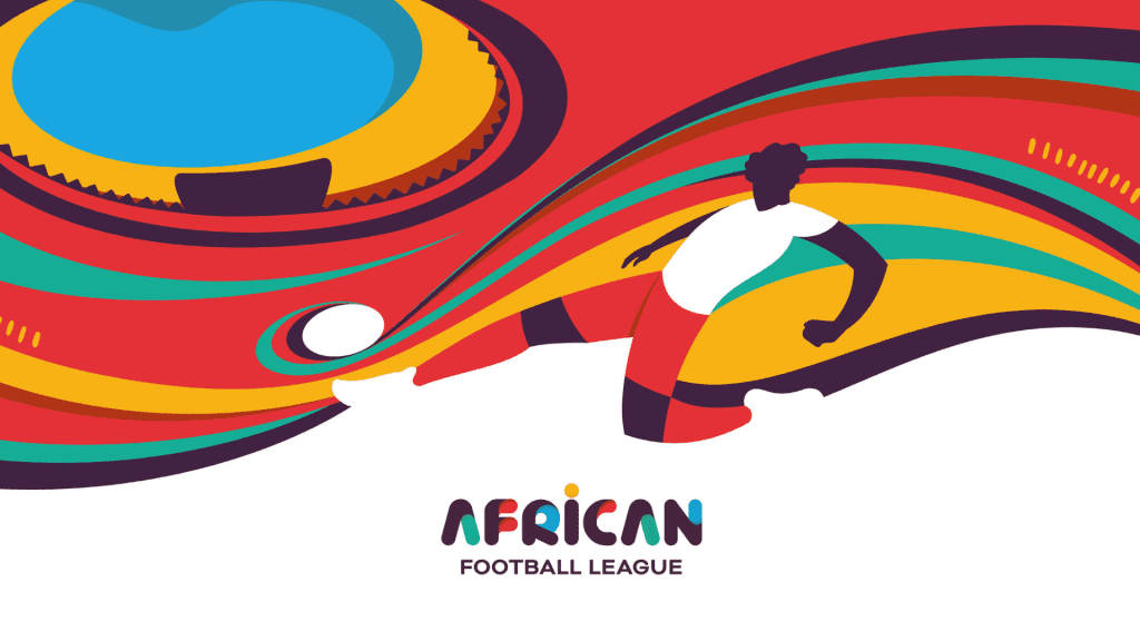 African Football League logo. Mamelodi Sundowns will play