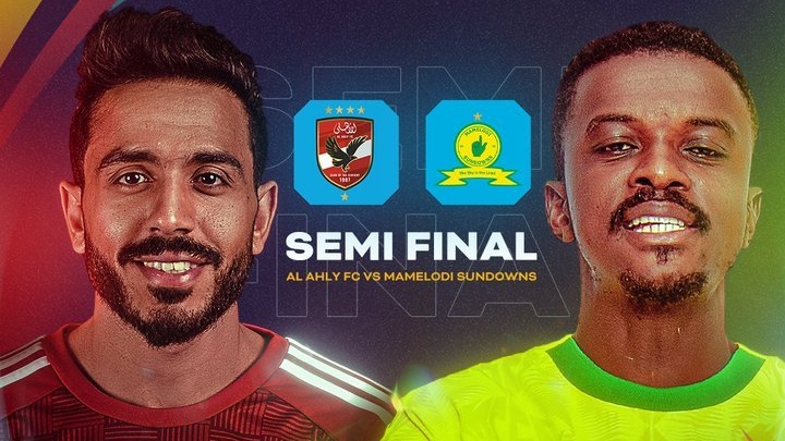 Al Ahly v Mamelodi Sundowns in the AFL semi-finals.