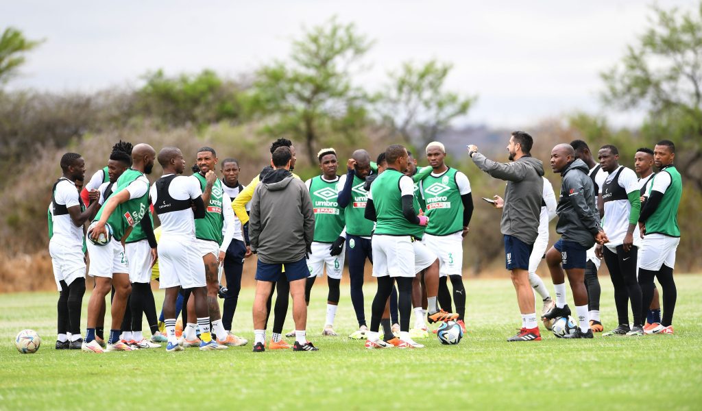 AmaZulu FC players during a training session