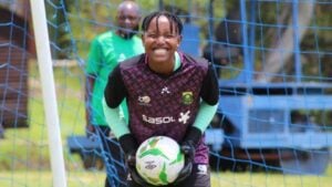 Banyana Banyana goalie Andile Dlamini.