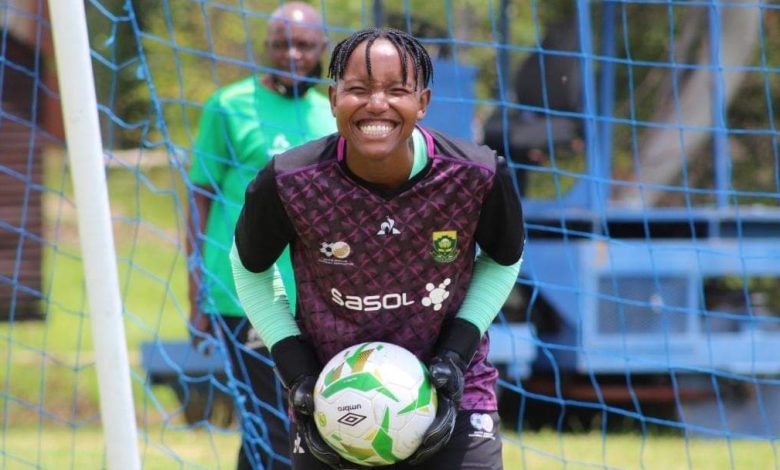 Banyana Banyana goalie Andile Dlamini.
