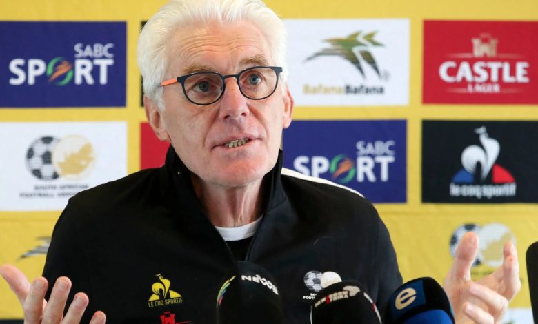 Bafana Bafana coach Hugo Broos complaints about lack of communication with PSL clubs